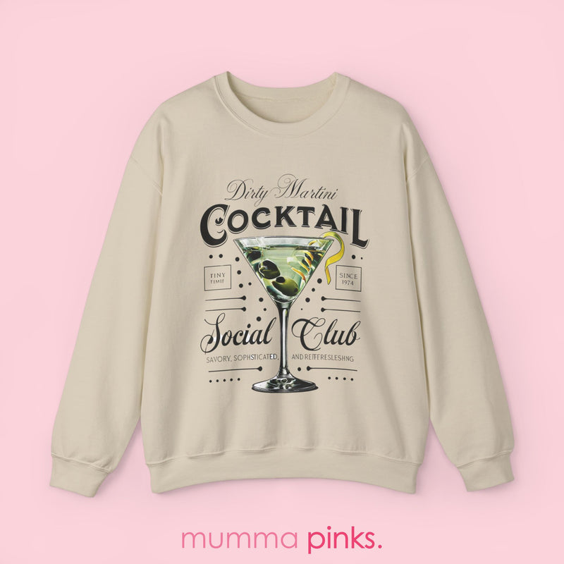 Dirty Martini Cocktail Sweatshirt