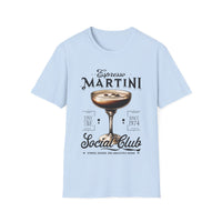 Classic fit Gildan 64000 tee with a trendy espresso martini design, perfect for date nights and bottomless brunch.