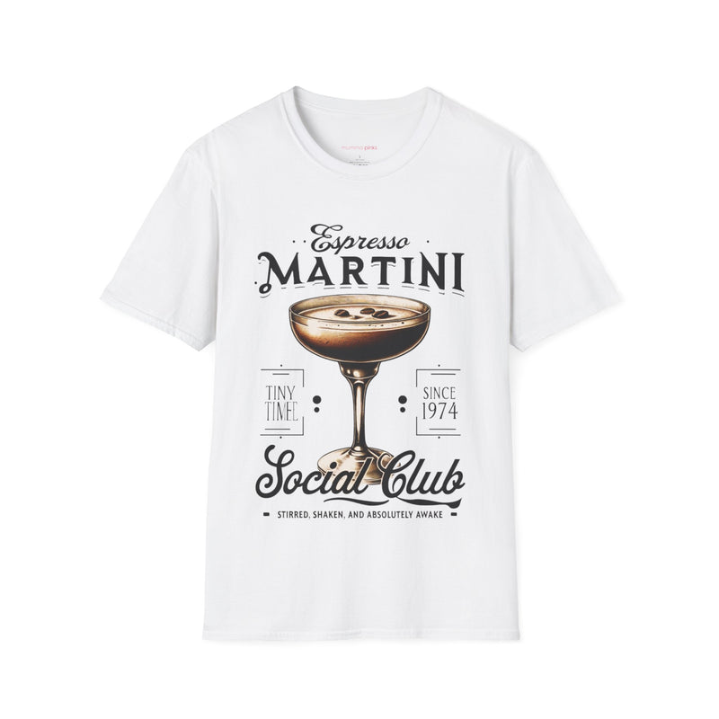 Espresso Martini Social Club Supersoft Classic Fit Tee 🇺🇸🇨🇦