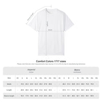 Comfort Colors 1717 Size Chart